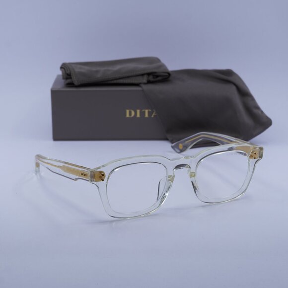 Dita WAYLUN-DTX-722-A-02 Square Eyeglasses - Crystal 48mm - Picture 1 of 12